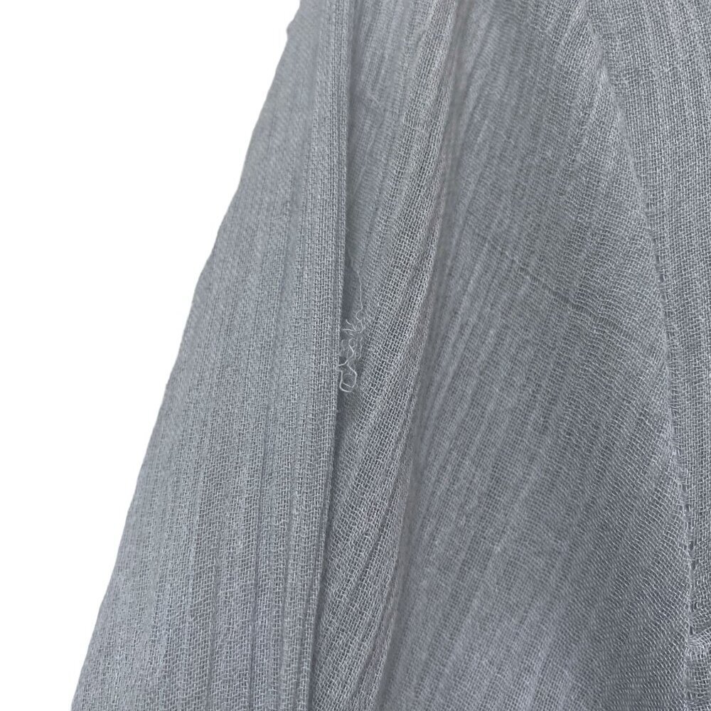 CONTEXT Boho Top Size Small Blue Embroidered Cotton Crinkle Gauze - Picture 10 of 11